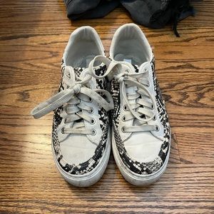 Snake skin shoes